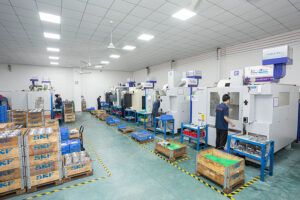 Cnc part processing workshop,Foshan Ruizheng factory picture-2