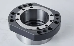 What is the function and material of the bearing seat